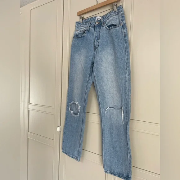 Princess Polly Holland Ripped High Rise Jeans - Picture 7 of 11